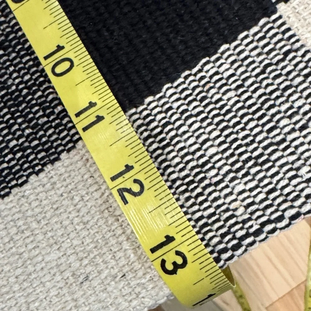 Pier 1 Black and Cream Striped Placemat Set of 10